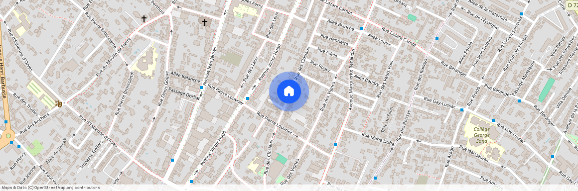 Rue des Closiaux, Francja, Clamart