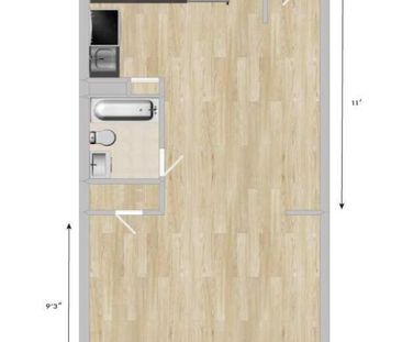 1 CH - 1 SDB - Montréal - $1,250 /mo - Photo 1