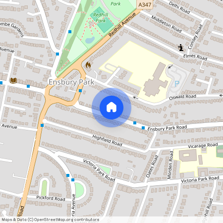 Bedroom Detached House In Ensbury, BH9