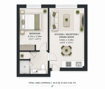 1 bedroom flat to rent - Photo 6