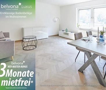 3 Monate mietfrei nach Sanierung: 3 Zimmer Marmor-Luxuswohnung im belvona Max Planck Quartier! (Wohnungen Duisburg) - Foto 3