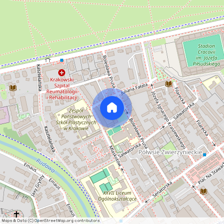 ul. Bolesława Prusa, Zwierzyniec, Zwierzyniec, Kraków, małopolskie