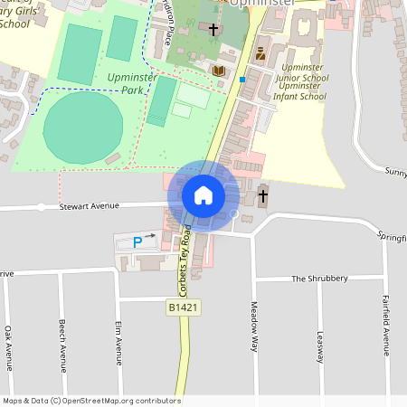 Springfield Court, Corbets Tey Road, Upminster, Greater London, RM14