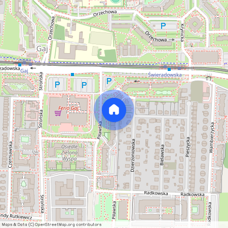 ul. Piławska, Gaj, Krzyki, Wrocław, dolnośląskie