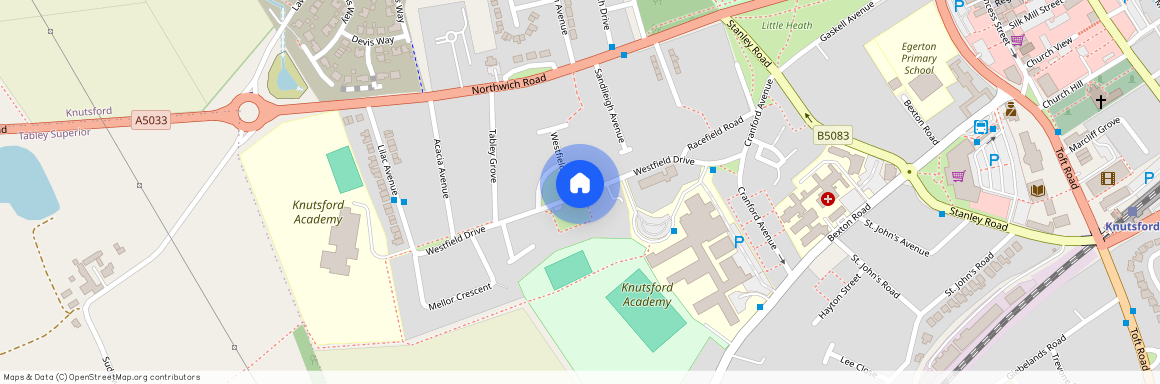 Westfield Drive; Knutsford; WA16