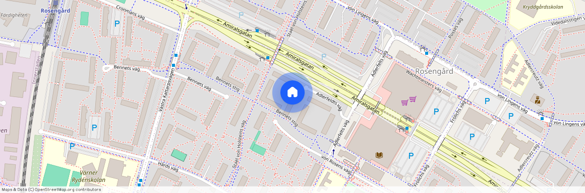 Von Rosens väg 16, Örtagården