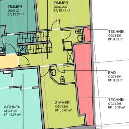 3½ Zimmer Maisonette Wohnung mitten in der Stadt - Foto 3