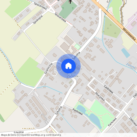 ul. Szkolna, Radwanice, Siechnice, wrocławski, dolnośląskie