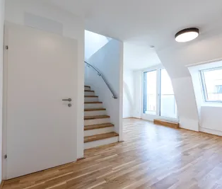 Ab 1.10. Top-Lage Kagran: Attraktive 3-Zimmer-Maisonette mit Balkon und Terrasse - Photo 2