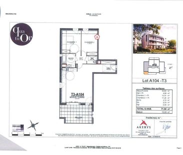 Location Appartement 3 pièces 72m² VEIGY FONCENEX 74140 - Photo 3
