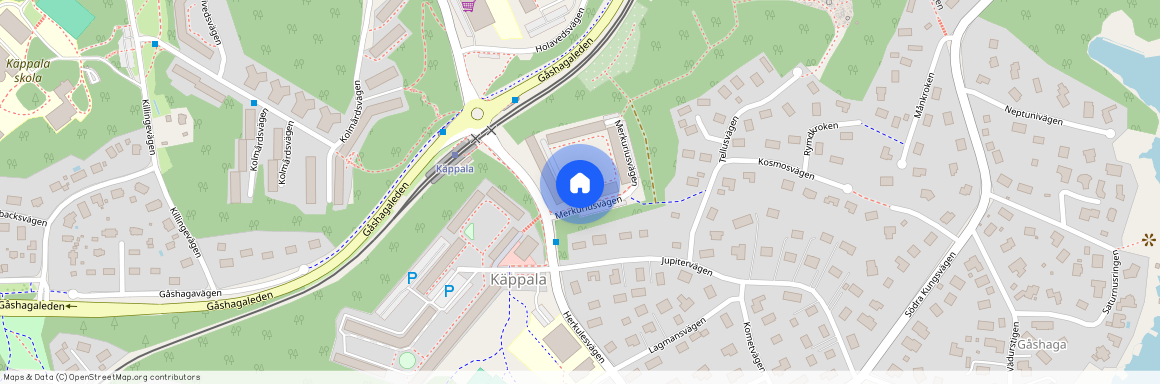 Merkuriusvägen, Lidingö