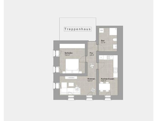 ERSTBEZUG: 2 Zi Wohnung 55m² in 97944 Boxberg - Schweigern - Photo 1