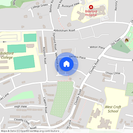 2 Bedroom 1st Floor Flat, Geneva Court, Bideford