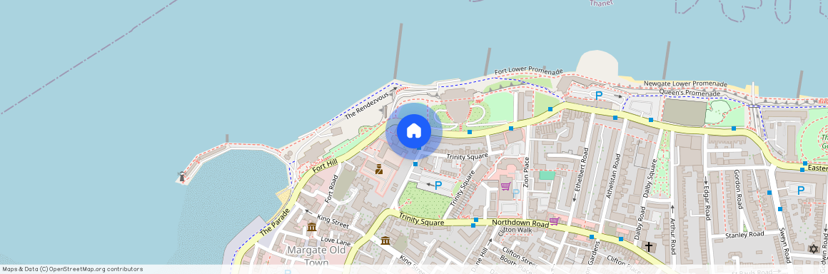 Fort Mansions, 9-11 Fort Crescent, Margate, Kent, CT9