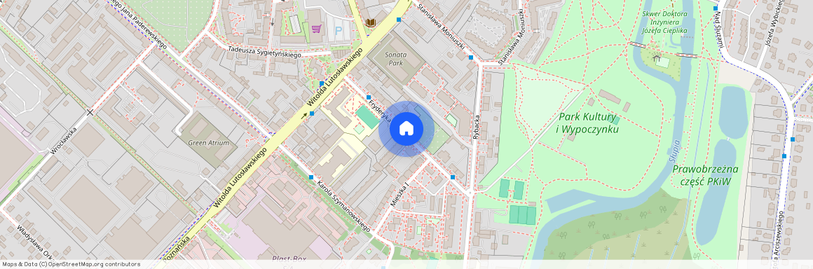 Fryderyka Chopina, Słupsk, Nadrzecze