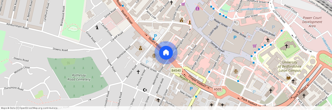 Flat, Unity House, Stuart Street, Luton