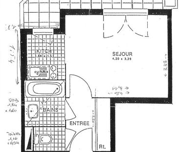 Appartement T1 Châtillon à louer - Photo 3