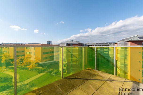 Moderne 2,5-Zimmer-Dachgeschoßwohnung inkl. Westbalkon in Linz nähe UKH zu vermieten! - Photo 1
