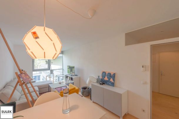 Grünblick in den Innenhof: helle 2-Zimmer Neubauwohnung ~ Kaiserstr. 68 ~ ab 1.1.26!! - Foto 1