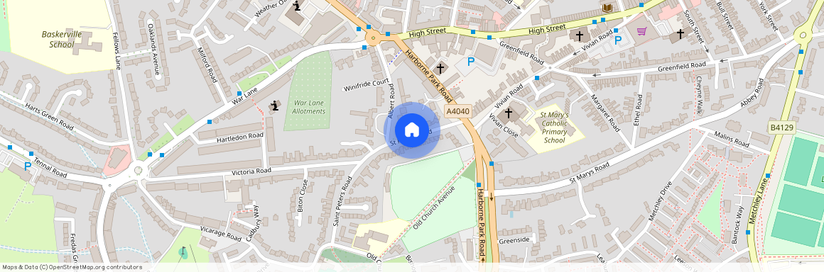 St Peters Road, Harborne