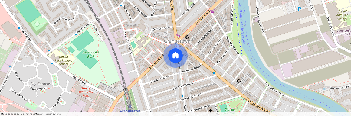CF11 7JX Grangetown, Wales, Cardiff