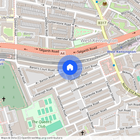 Vereker Road, Barons Court, London, W14