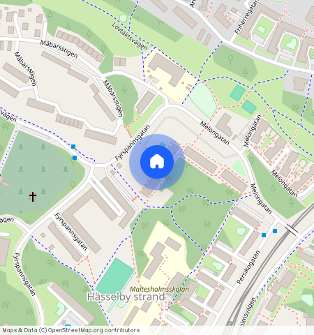 Fyrspannsgatan **, Hässelby Strand