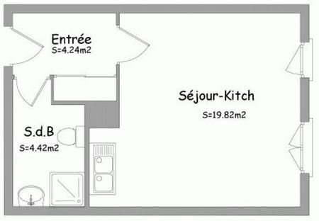 Location Appartement 1 pièce 28m² ORLEANS 45000 - Photo 5