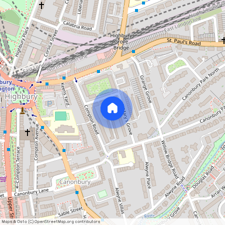 Hopping Lane, Canonbury, Islington, London