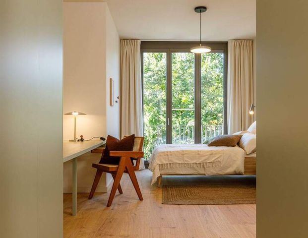 Alles inklusive: möblierte Micro-Apartments mit Balkon & Parkblick - Photo 1