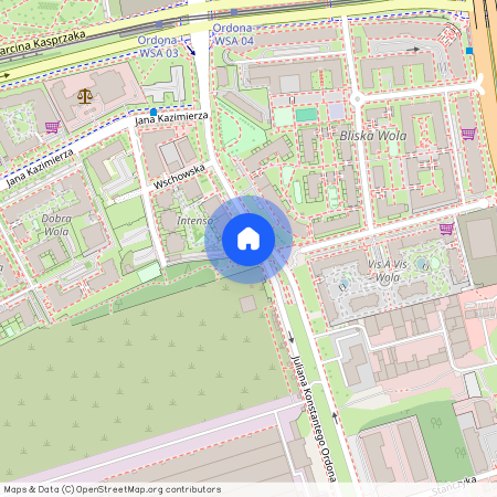 Juliana Konstantego Ordona, Odolany, Wola, Warszawa, mazowieckie