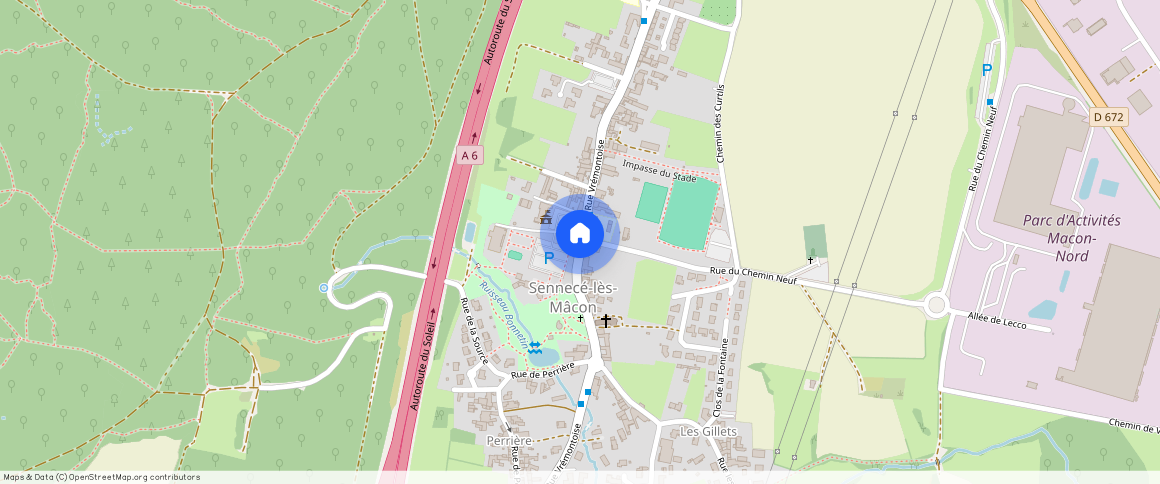 SAONE-ET-LOIRE (71), - BOURGOGNE-FRANCHE-COMTÉ, SENNECE LES MACON (71000)