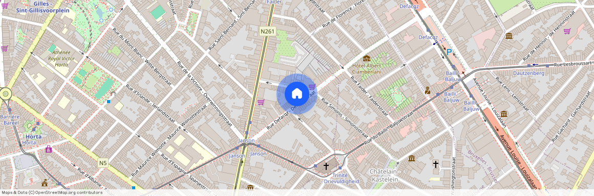 Rue Defacqz, 91, 1060, Saint-Gilles