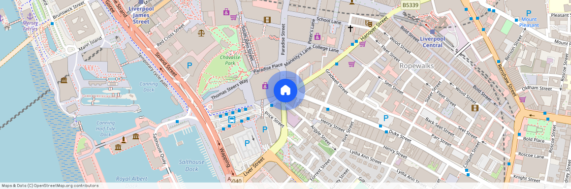 Hanover Street, Liverpool, Merseyside, L1