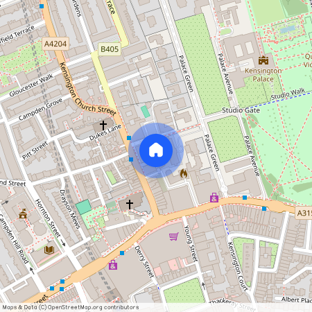 Lancer Square, W8, London