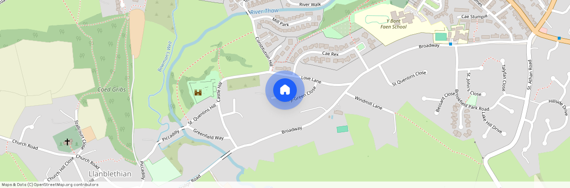 Porth-y-green Close, Cowbridge, South Glamorgan, Vale Of Glamorgan, The, CF71