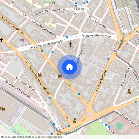 Via Pierluigi da Palestrina, Florence, Tuscany 50144