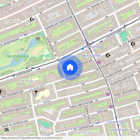 Nieuwe Pijp, 1073 VB, Sint Willibrordusstraat, Amsterdam