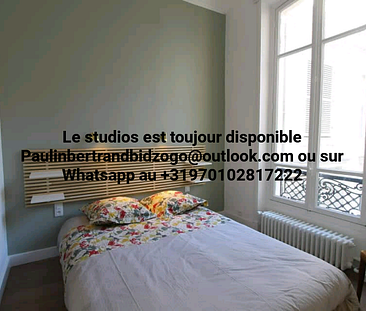 Studio meublé de 24m² à Paris - 1150€ C.C. - Photo 1