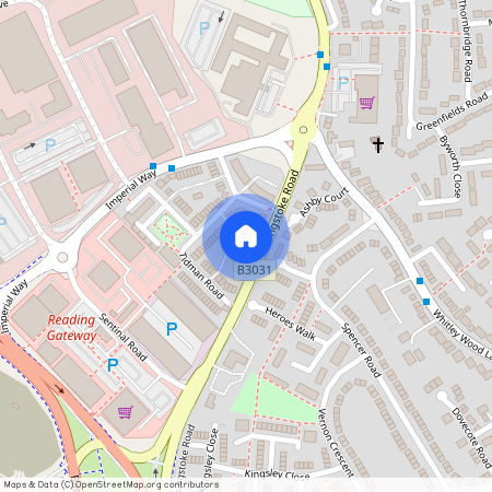 Basingstoke Road, Reading, Berkshire, RG2