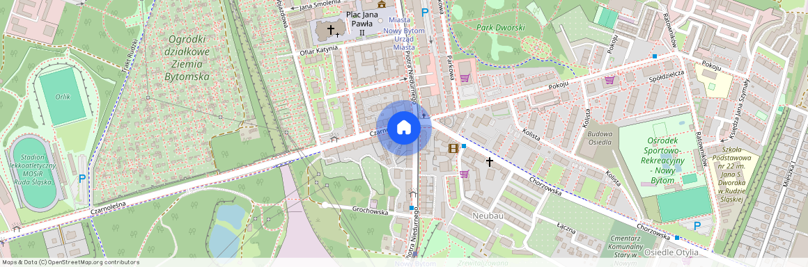 Czarnoleśna 1, Ruda Śląska, Nowy Bytom