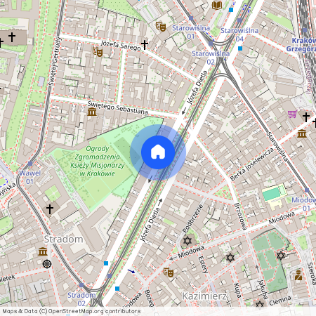 ul. Józefa Dietla, Stradom, Stare Miasto, Kraków, małopolskie