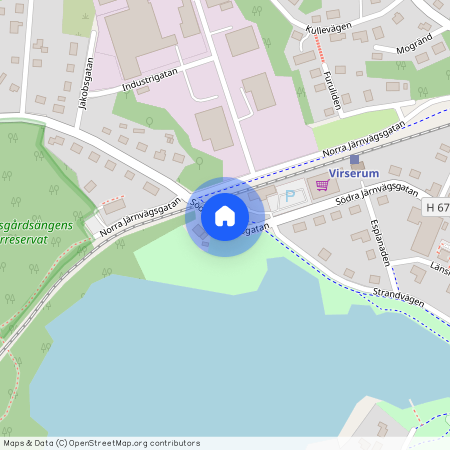 Strandvägen, Virserum