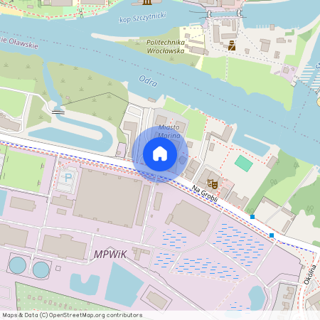 ul. Na Grobli, Przedmieście Oławskie, Krzyki, Wrocław, dolnośląskie