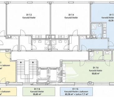 Pronájem bytu 1+kk 46 m² - Fotografie 5