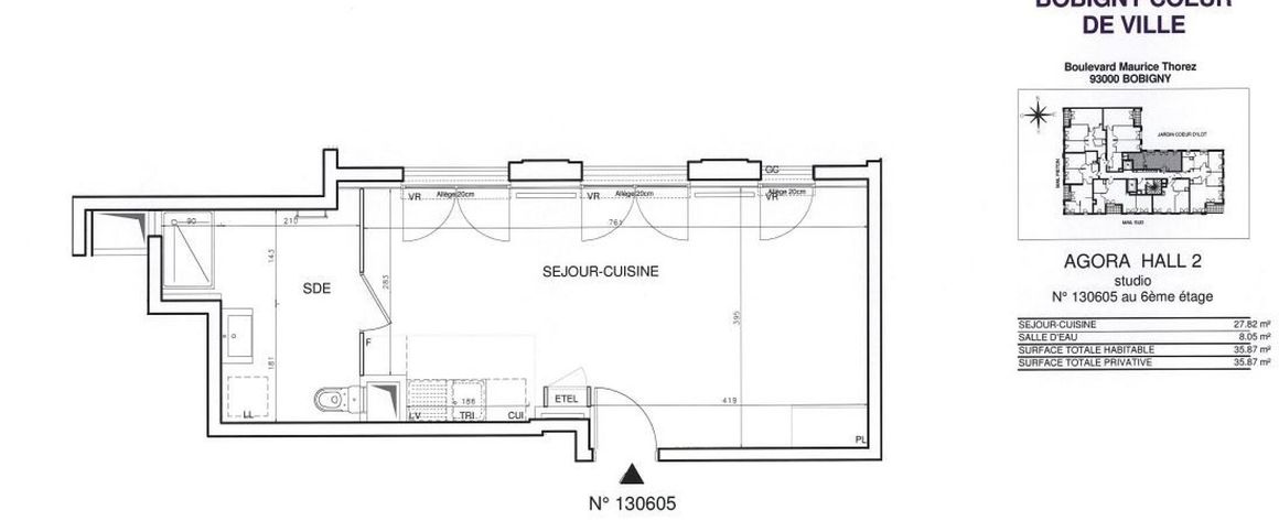 location Appartement T1 DE 37m² À BOBIGNY - Photo 1