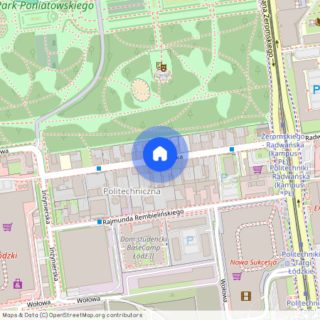 ul. Radwańska, Politechniczna, Polesie, Łódź, łódzkie