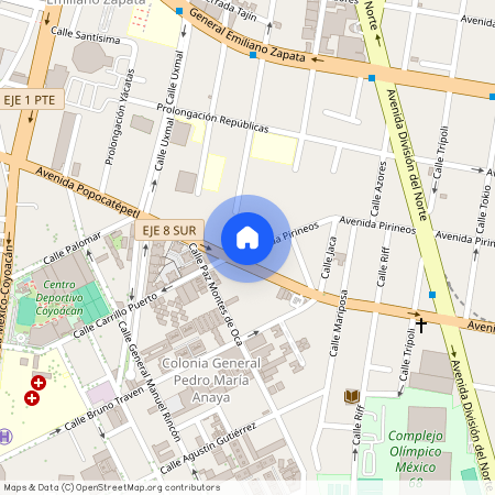 Avenida Pirineos 263, Santa Cruz Atoyac, 03310 Mexico City, CMX, Mexico