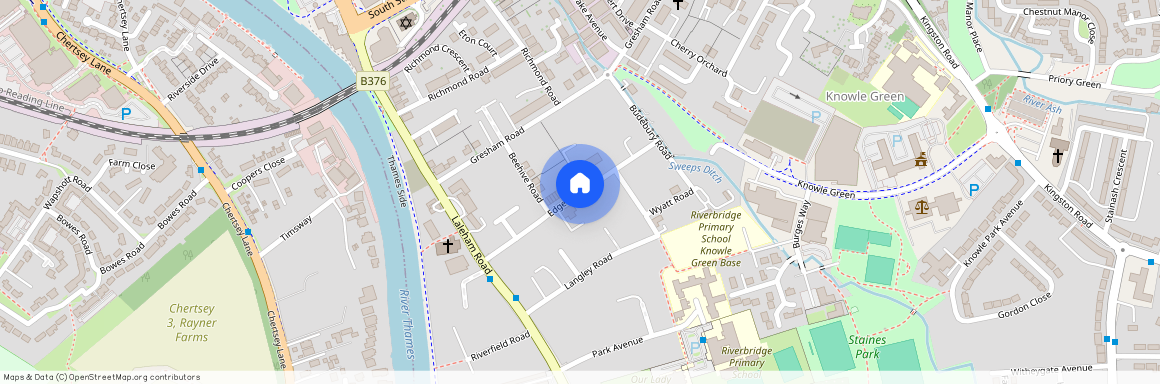 Edgell Road, Staines-upon-Thames, Surrey, TW18