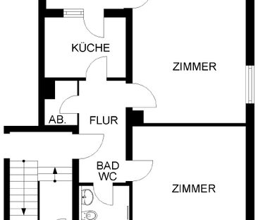 Moderne 2-Zimmer Wohnung in Wersten - Photo 3